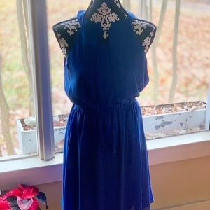 Royal blue dress